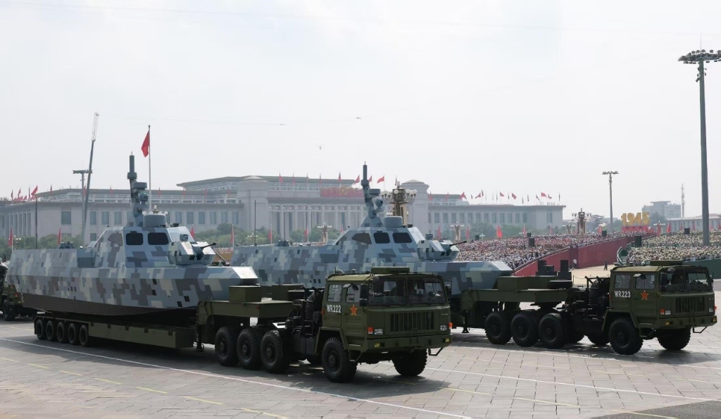 710公海集团军用设备庆幸亮相九三阅兵